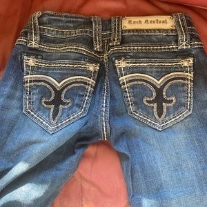 Size 24 rock revival jeans, from buckle